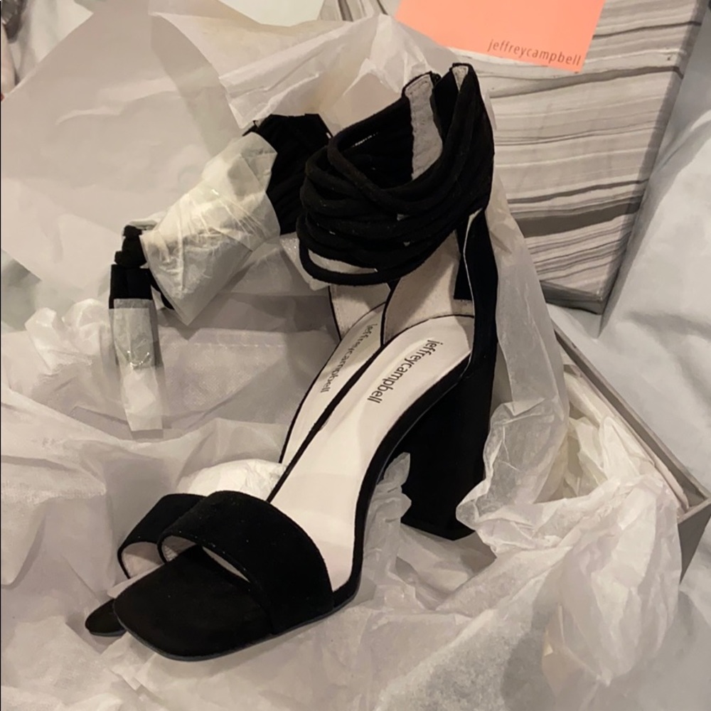 Jeffrey Campbell black block heels BRAND NEW